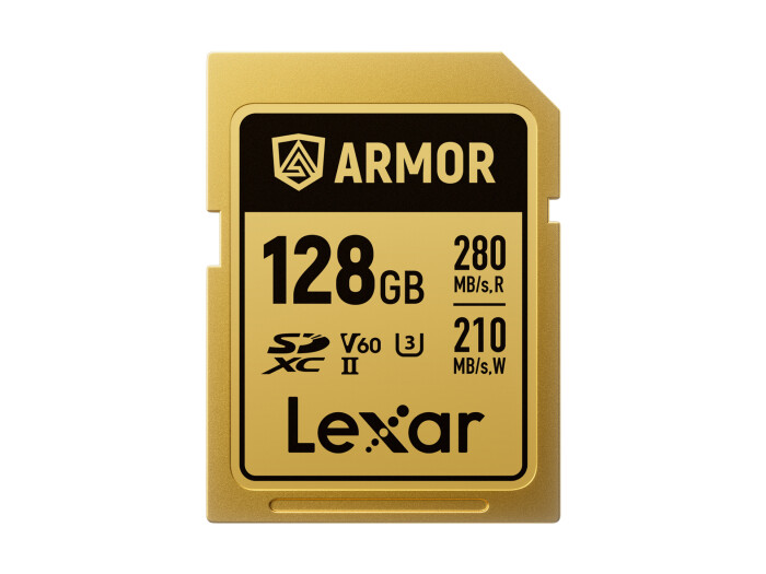 Lexar Armor Pro Gold 128GB SDXC V60 (280/210 MB/s)