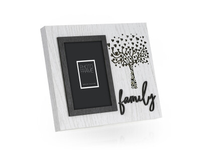 Zelda, 10x15cm Hochformat weiß Tischrahmen aus