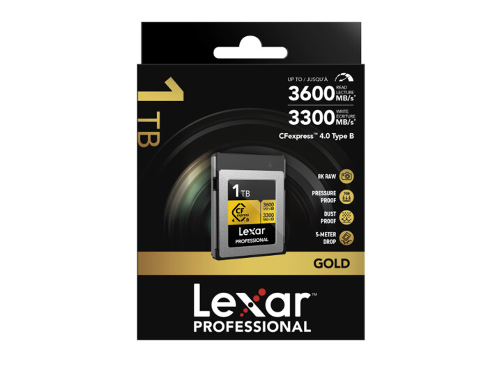 Lexar CFexpress 1 TB PRO Type B GOLD 4.0 Serie