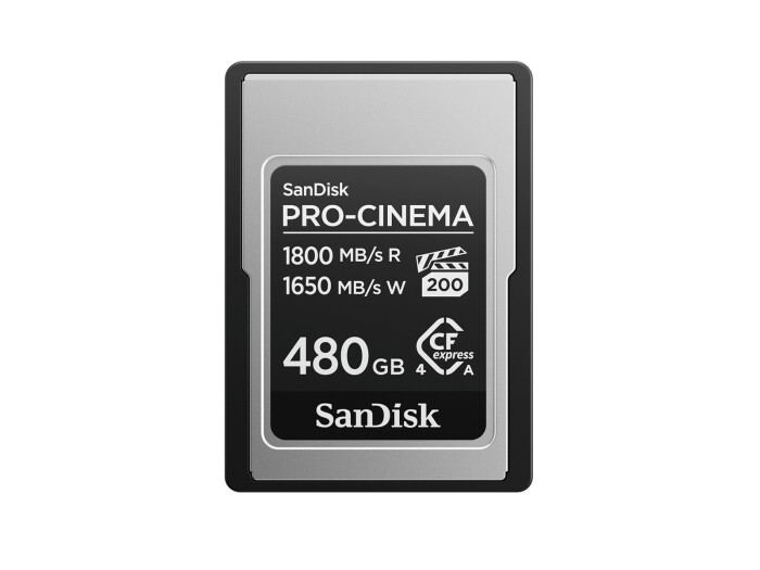 SanDisk PRO-CINEMA CFexpress 480GB Type A Speicherkarte