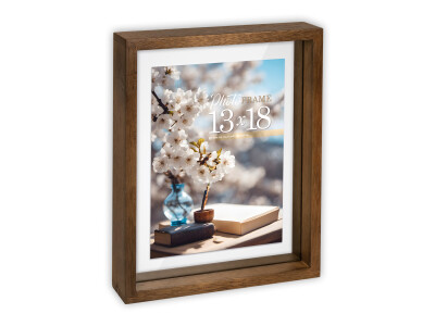 Vittel dunkelbraun, 2 Fotos 13x18 cm Vorder- und