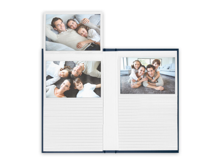 Zep Blue, für 80 Fotos 10x15 cm Flipalbum in blau