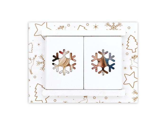 Zep Valtellina 10x15 cm Querformat, weiß und gold,