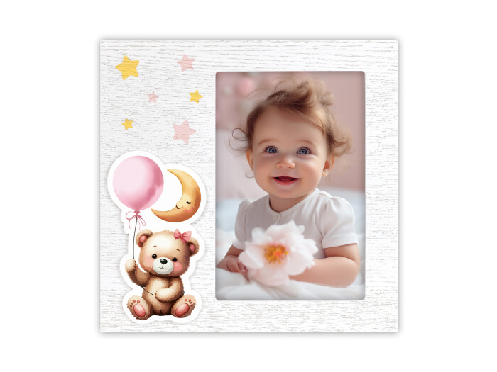 Zep Colin 10x15 cm Hochformat weiß-rosa,