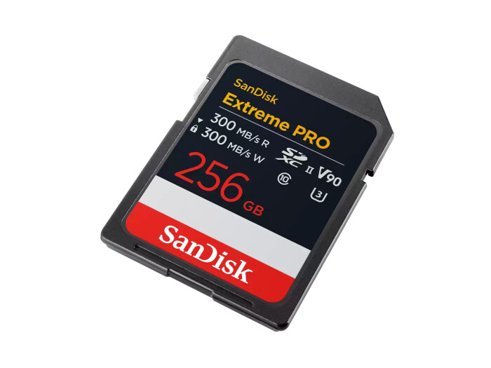 SanDisk 256GB SDXC Extreme Pro 300MB/s (Schreiben/Lesen)