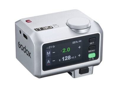 Godox iT30Pro N silver TTL-Blitzgerät für Nikon, weiß