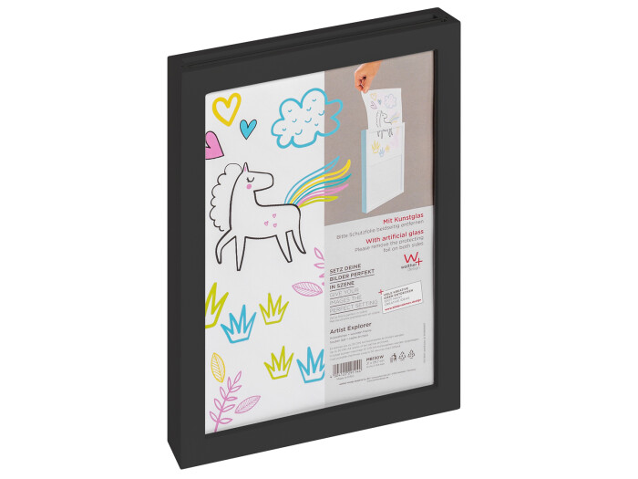 Walther Design Artist Explorer sw. 21x29,7cm MDF-Rahmen mit