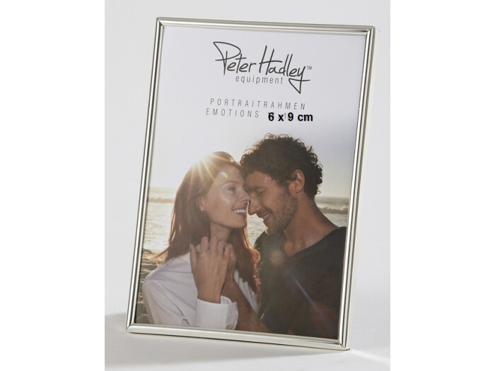 Peter Hadley Emotions 6x9cm silber-glanz Porträtrahmen