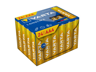 Longlife Micro AAA CUBE24 Batterie plastikfrei