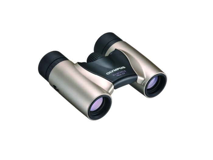 OM System 8x21 RC II Fernglas champagner gold, inkl. Case