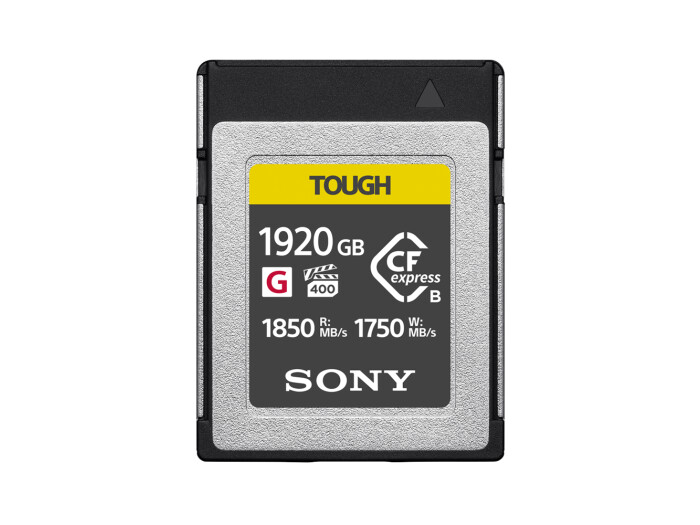 Sony CFexpress 1920GB Typ B TOUGH R1850/W1750MB/s,