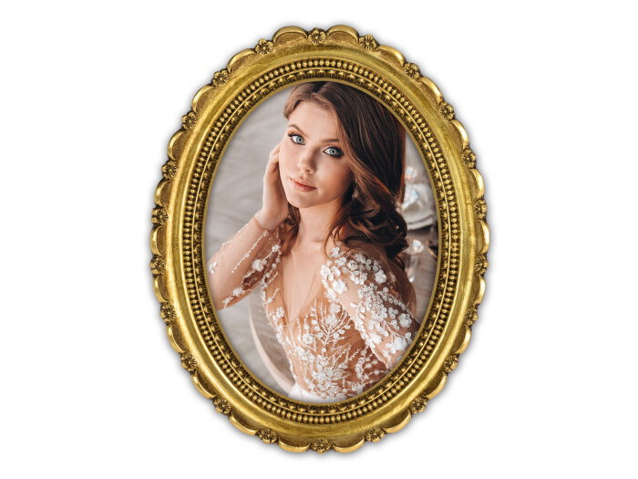 Zep Rahmen Oval Beziers 10x15 gold