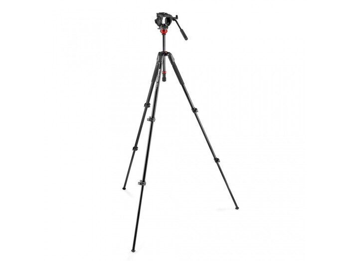 Manfrotto 190X Video Alu Stativ mit 500 Fluid Videokopf