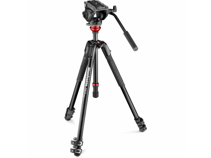 Manfrotto 190X Video Alu Stativ mit 500 Fluid Videokopf