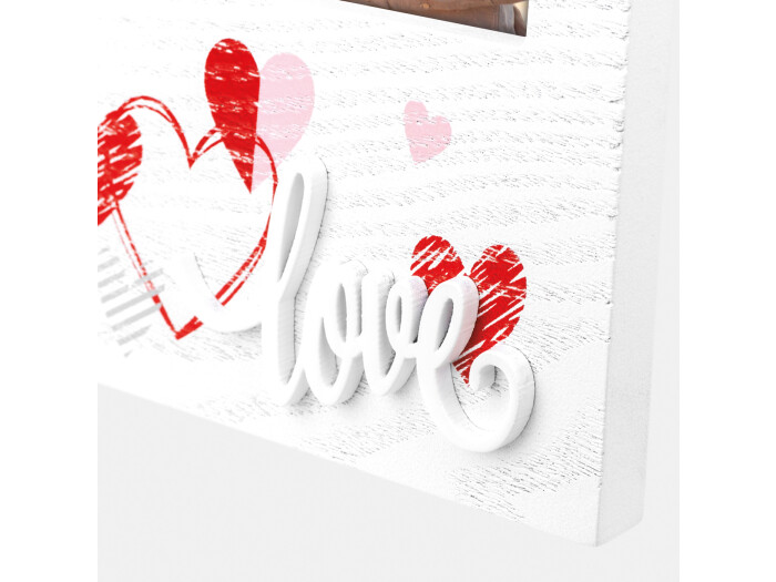 Zep Nadja 10x15 cm Hochformat weiß Holzrahmen