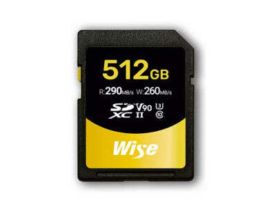 Wise SDXC UHS-II V90 512GB Speicherkarte