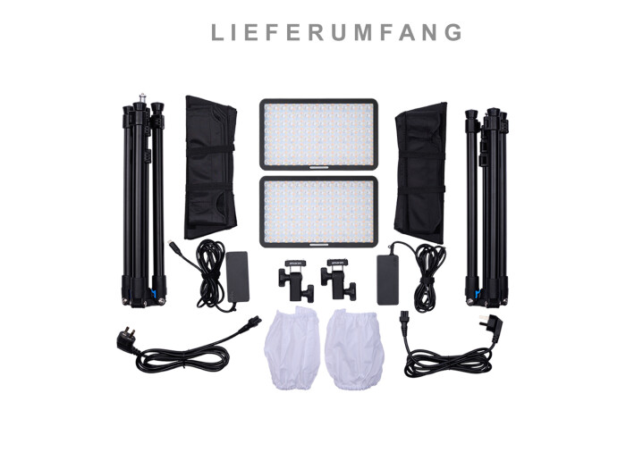 Amaran Pano 60c charcoal 2-Lichtkit (EU) Flächenleuchten