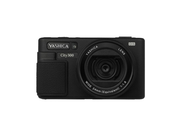 Yashica City 300 Black inkl. QuickFlash Mini Camera Flash