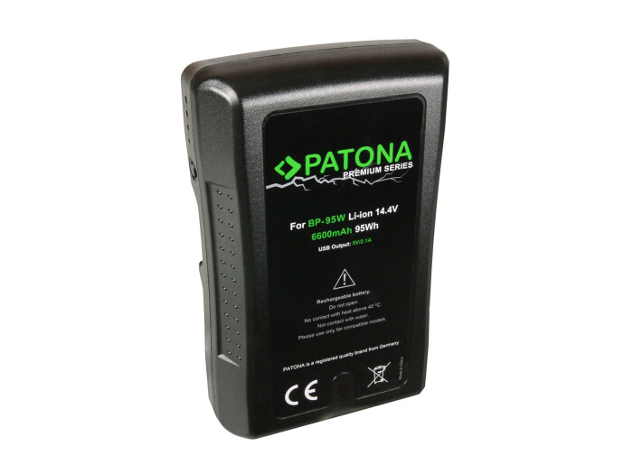 Patona V-Mount Akku 95Wh / 14,4V / 6600mAh