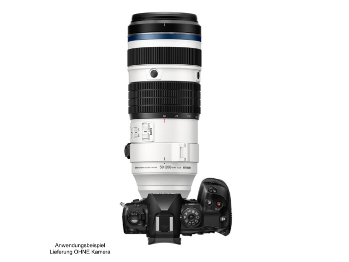 OM System M.Zuiko ED 2,8/50-200mm IS PRO weiß, Objektiv OM System M.Zuiko ED 2,8/50-200mm IS PRO weiß, Objektiv
