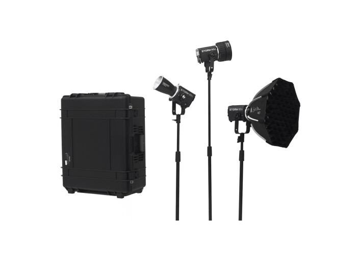 Aputure Storm 80c, 3-Light Kit, 3x 80 Watt Leuchte