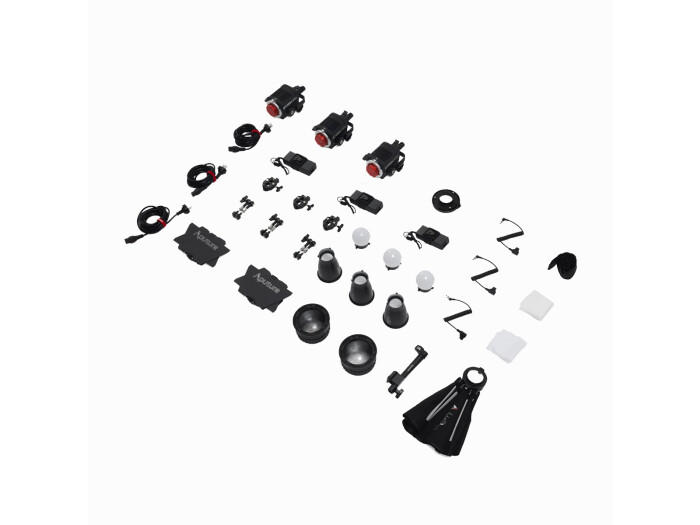 Aputure Storm 80c, 3-Light Kit, 3x 80 Watt Leuchte