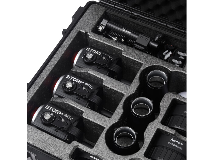 Aputure Storm 80c, 3-Light Kit, 3x 80 Watt Leuchte