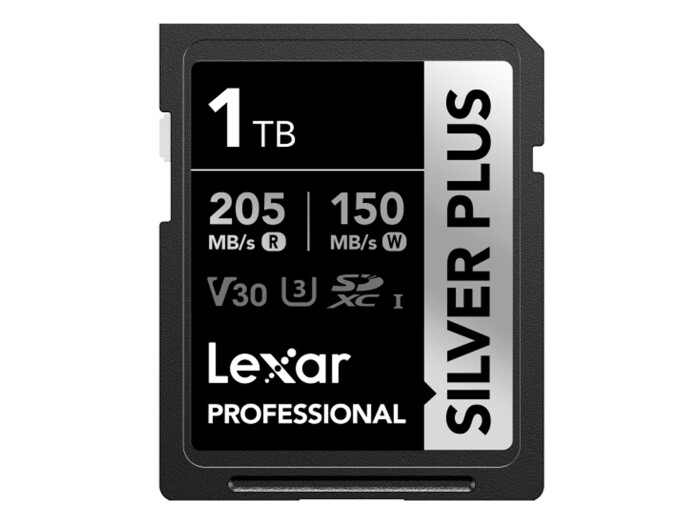 Lexar Silver Plus SDXC UHS-I 1TB U3 V30 R205/W150MB/s