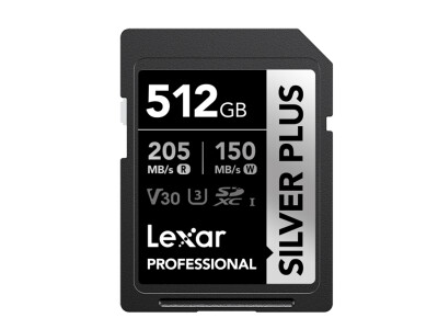 Silver Plus SDXC UHS-I 512GB U3 V30 R205/W150MB/s