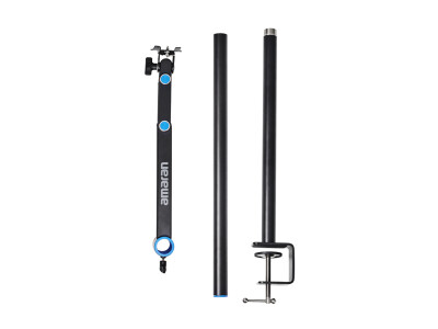 Verge Desk Clamp Stand Black, Leuchtenstativ