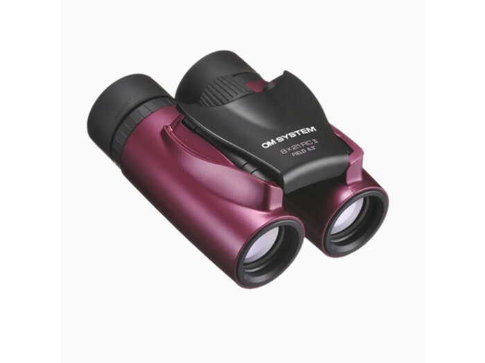 OM System 8x21 RC II metal magenta Fernglas inkl. Tasche und