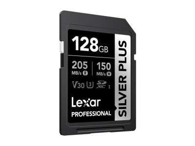 Silver Plus SDXC UHS-I 128GB U3 V30 R205/W150MB/s