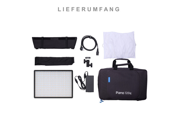 Amaran Pano 120c charcoal Lichtkit (EU) Flächenleuchte