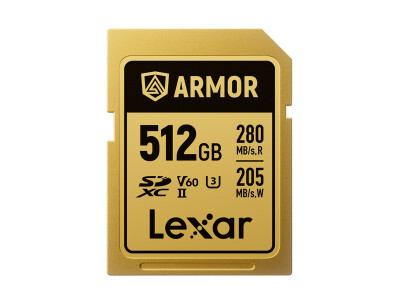 Armor Pro Gold 512GB SDXC V60 (280/205 MB/s)