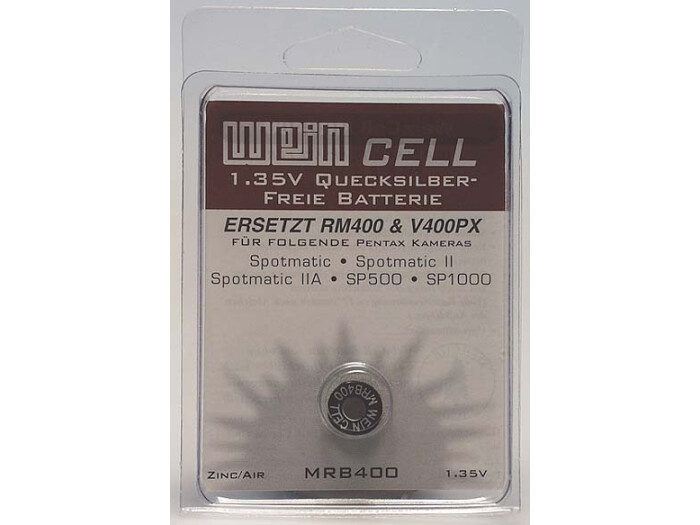 Weincell Knopfzelle MRB400 Batterie