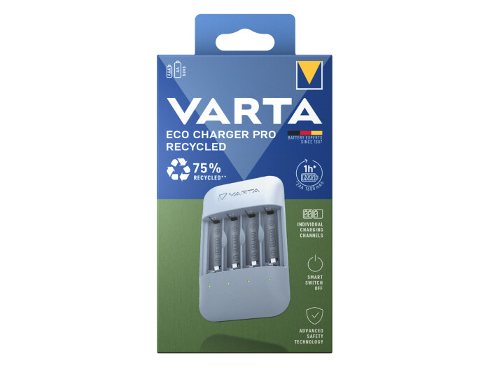 Varta Eco Charger Pro Recycled, Ladegerät