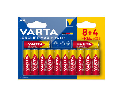 Longlife Max Power Mignon 12 Bl. 8+4, (AA/LR6)