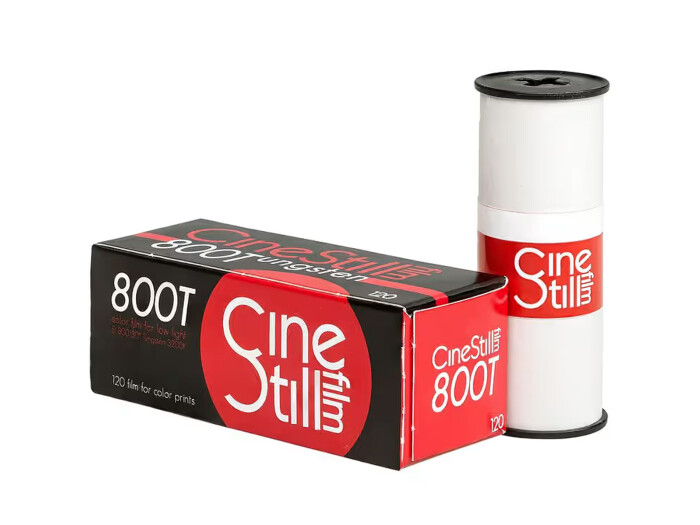 Cinestill Xpro 800 Tungsten 120 Rollfilm Negativ-Farbfilm