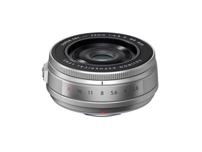 Fujifilm XF 23/2,8 R WR PD silber