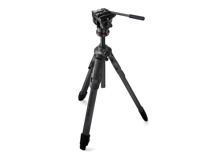 Manfrotto One Carbon Stativ 500X Fluid- Kopf