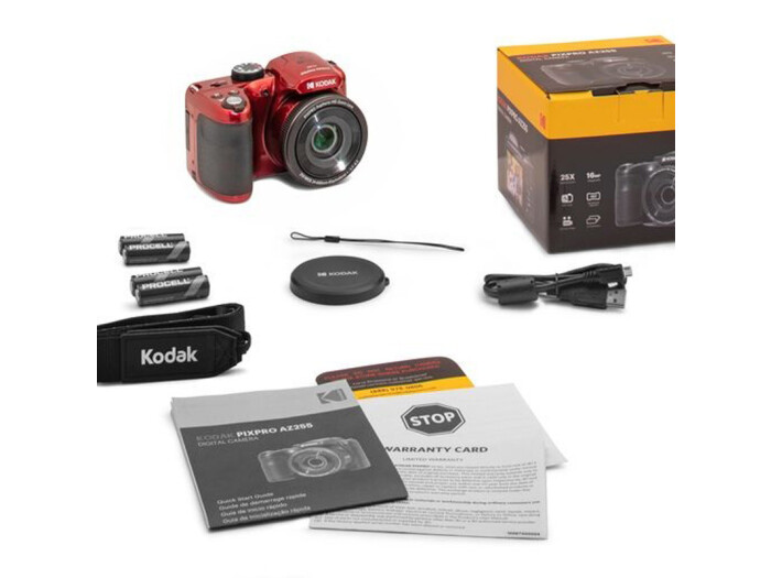 Kodak Pixpro AZ255 rot, Digitalkamera 