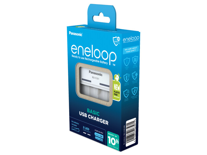 Panasonic eneloop BQCC61 unbestückt, USB Charger