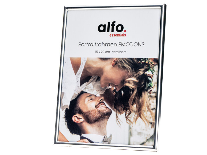Alfo. Emotions 15x20 cm silber-glanz Porträtrahmen