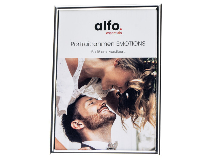 Alfo. Emotions 13x18 cm silber-glanz Porträtrahmen