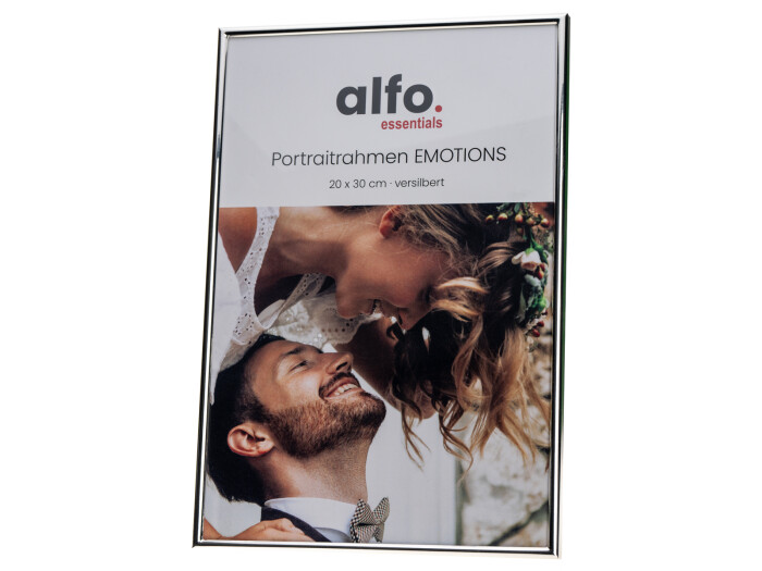 Alfo. Emotions 20x30 cm silber-glanz Porträtrahmen