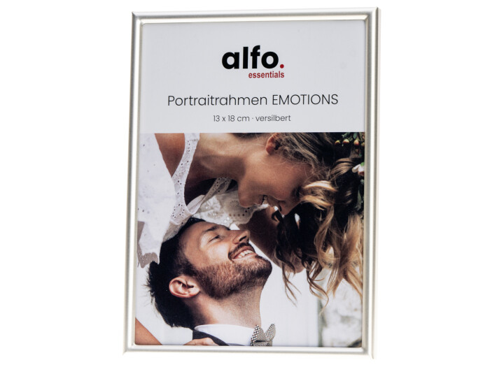 Alfo. Emotions 13x18 cm silber-matt Porträtrahmen