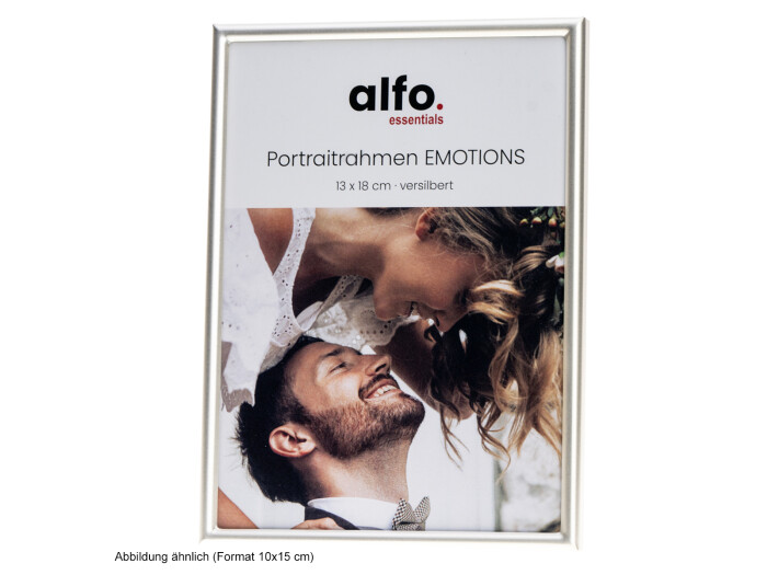 Alfo. Emotions 10x15 cm silber-matt Porträtrahmen