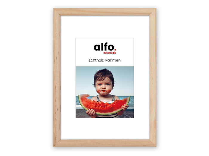 Alfo. Rondo 10x15 cm natur, Holzrahmen 