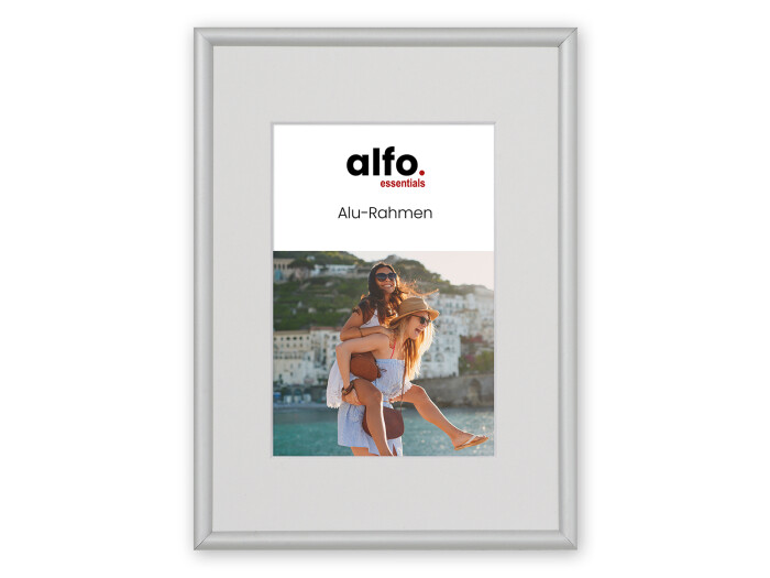 Alfo. Tibet 10x15 cm silber-matt, Alurahmen