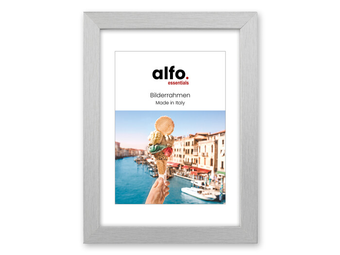 Alfo. Andria 40x50 cm silber,mit 30x40cm Ppt